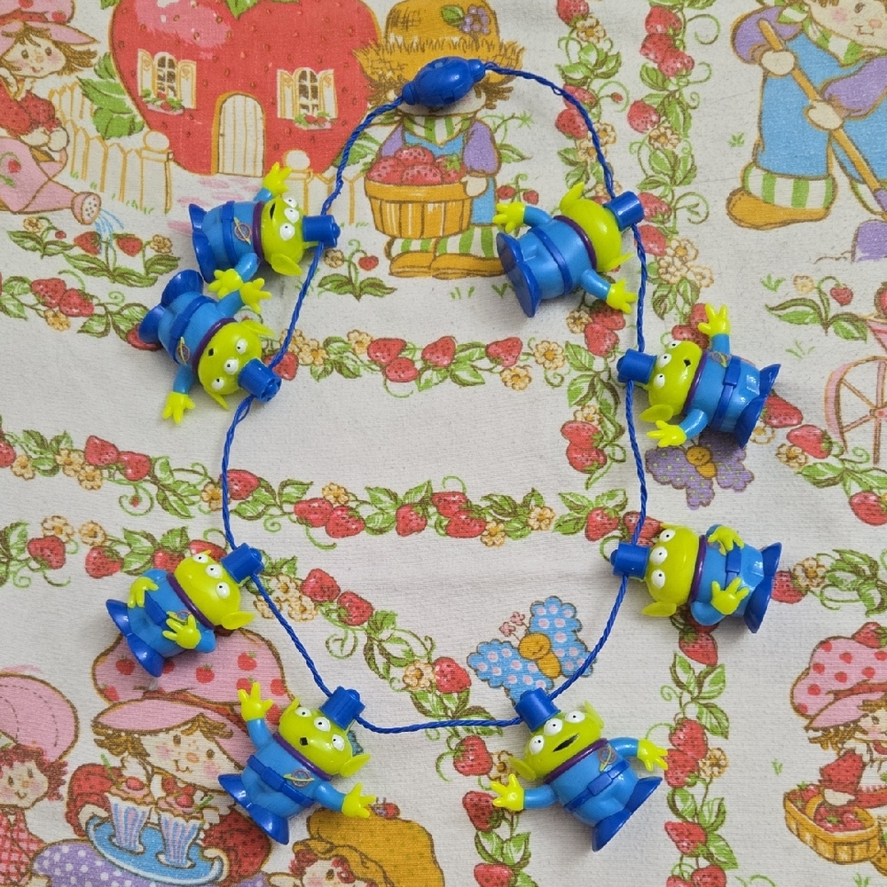 Disney Parks Light Up Toy Story Aliens Necklace
